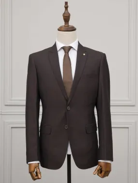 2 PIECE SUIT BROWN