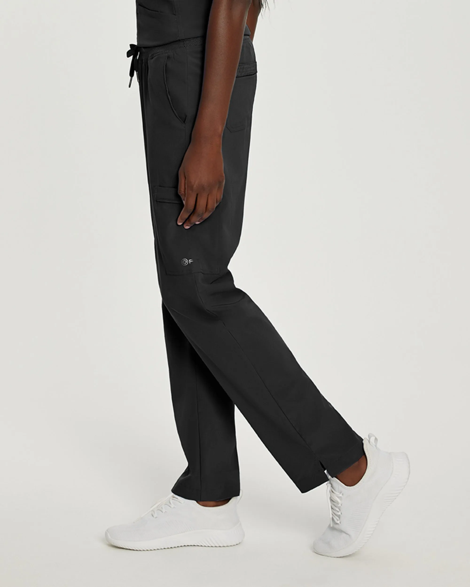 373 - Drawstring Cargo Scrub Pant