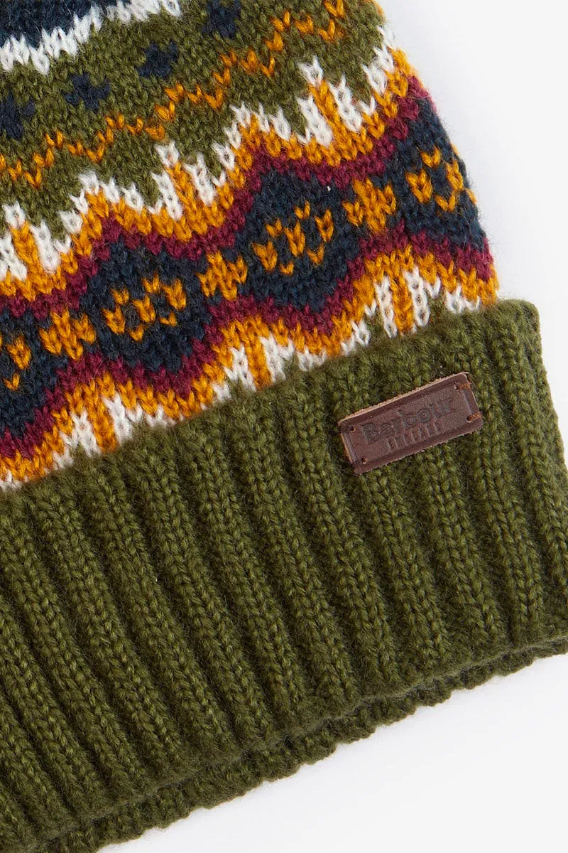 CASE FAIRISLE BEANIE OLIVE