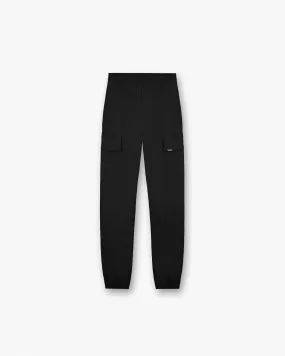 Cuffed Cargo Pant - Black