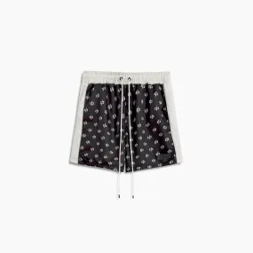 icon monogram trunk / black   ivory