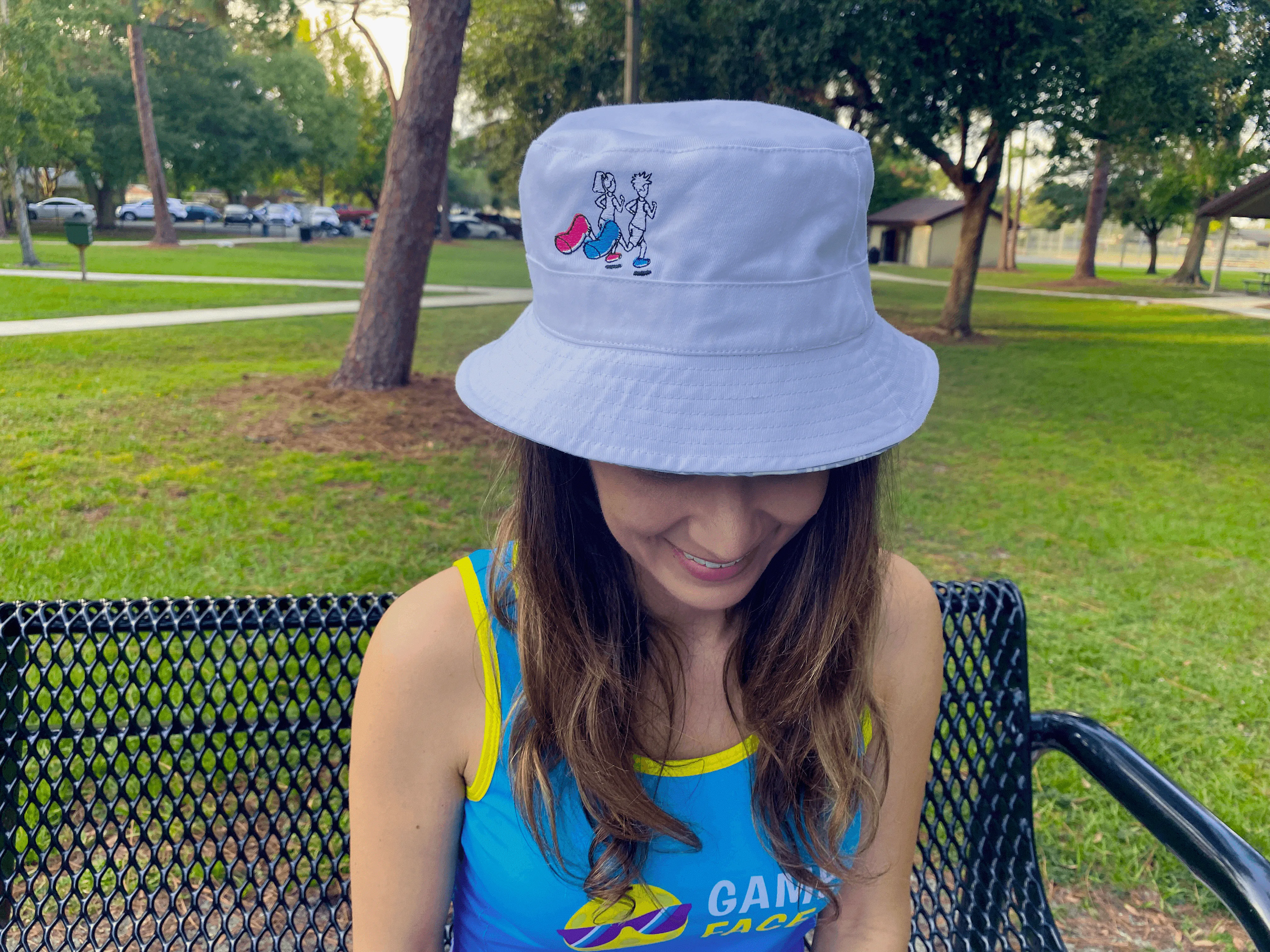 Inspirational Phrases Reversible Bucket Hat