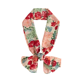 "Garden Chic" Silk Crepe Scarf - Floral