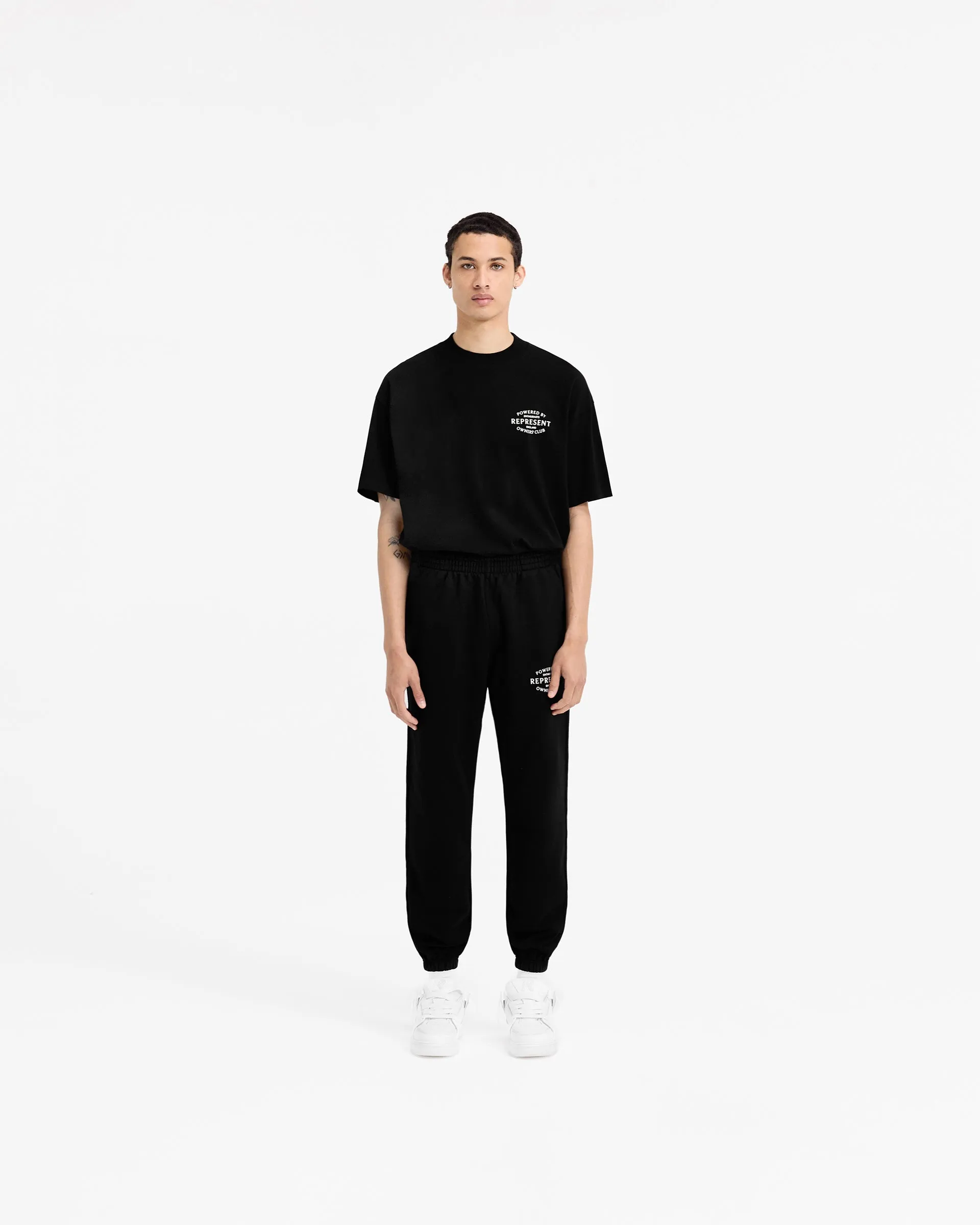 Represent Owners Club Stamp Sweatpant - Jet Black