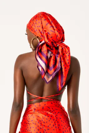 SAMIAH SMALL SILK SCARF