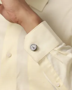 Shirt Button Cover With Alphabetic Initial-L