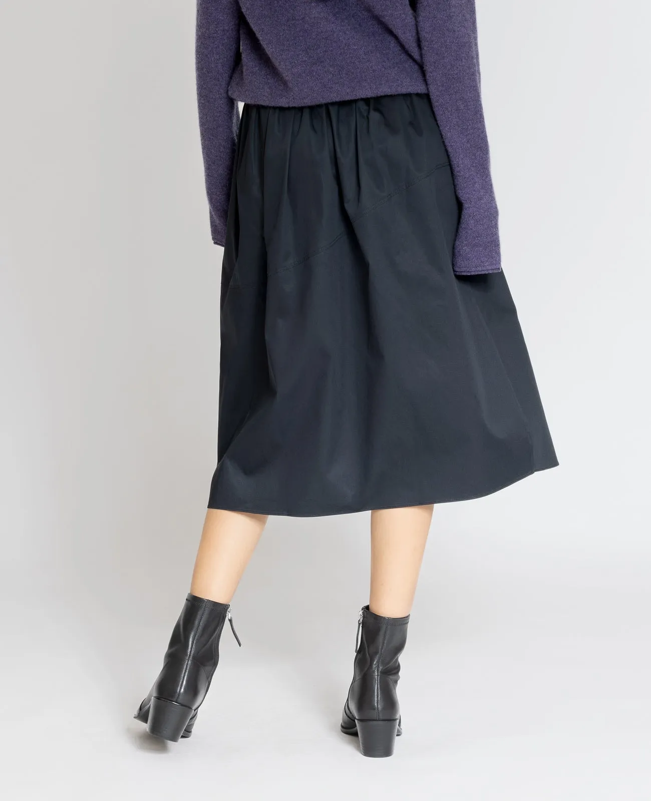 Supima Poplin Tulip Skirt