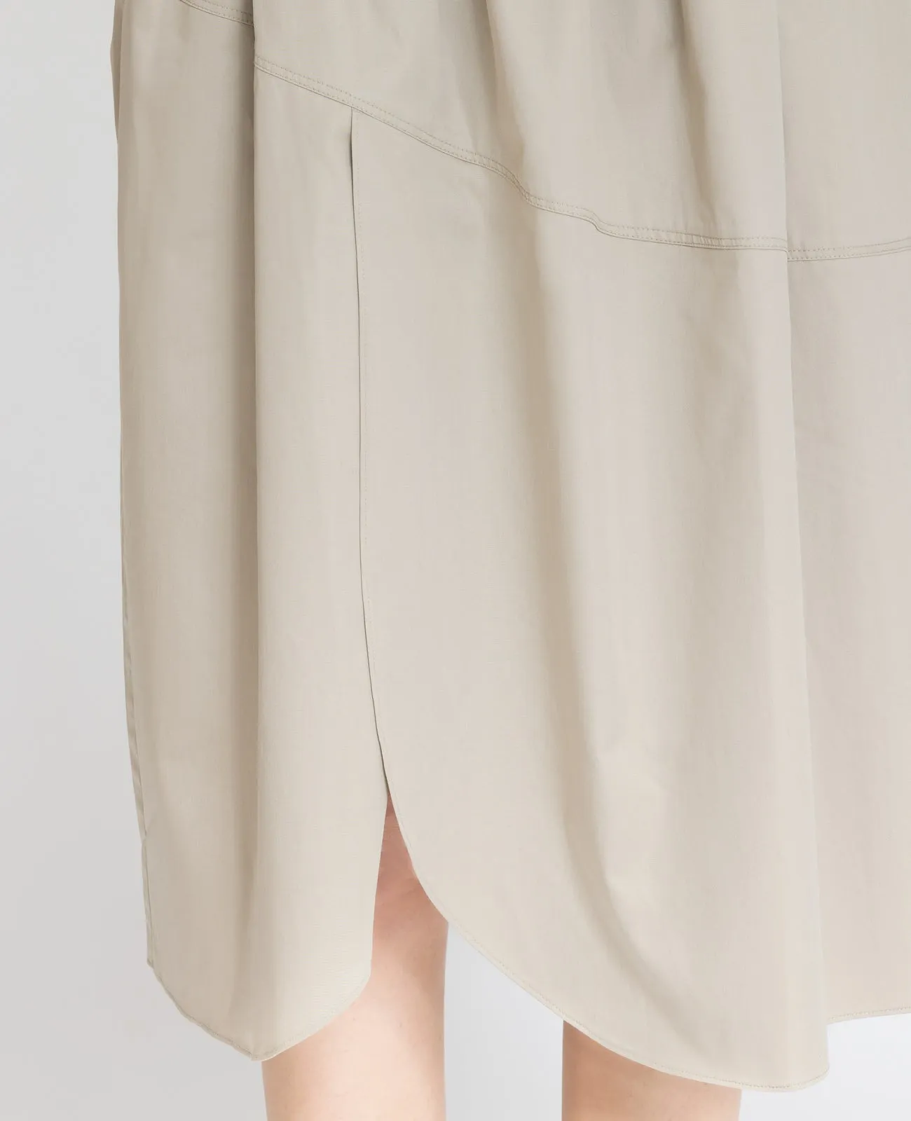 Supima Poplin Tulip Skirt