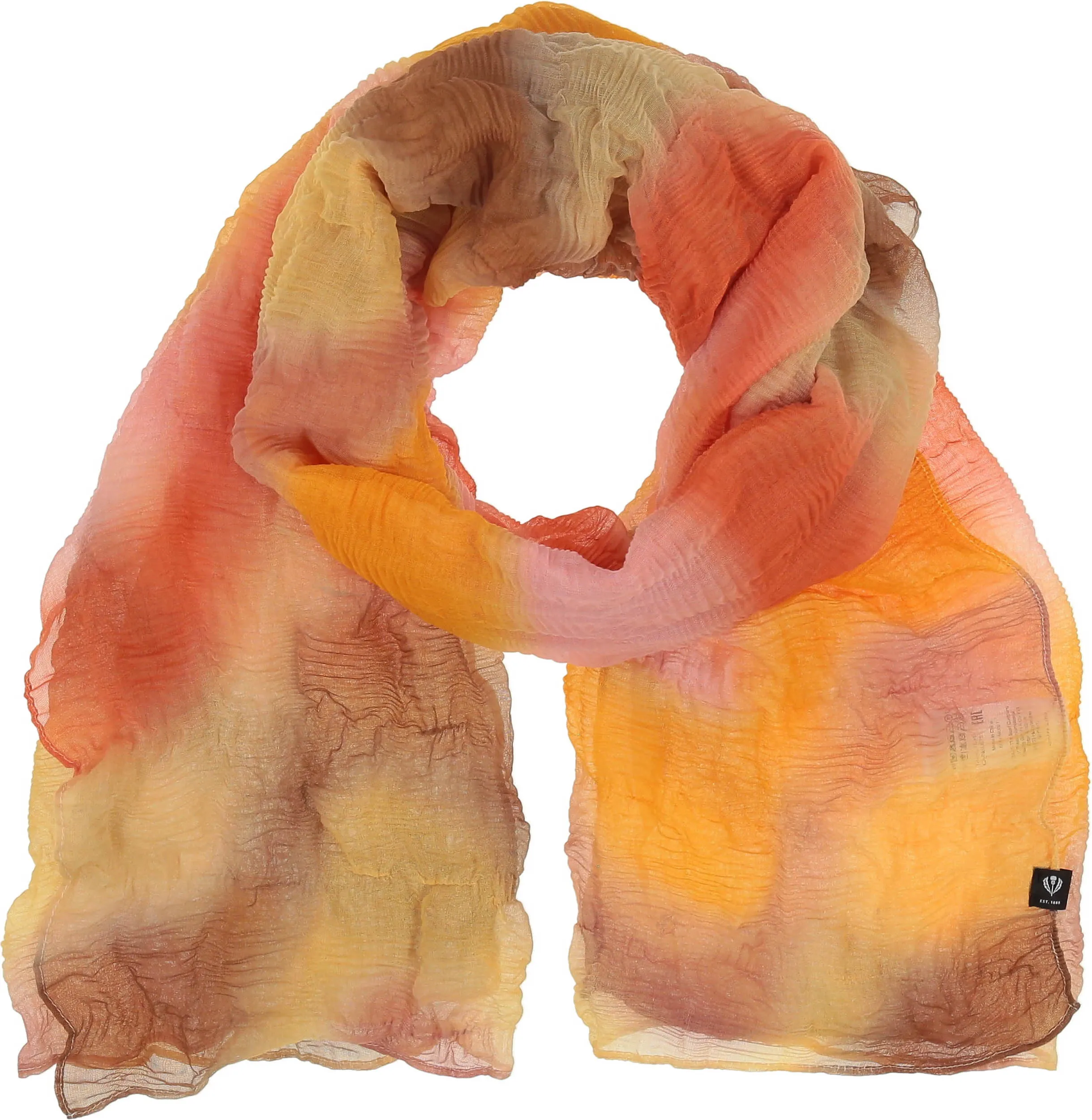 Sustainability Edition Misty Colour Plissé Scarf