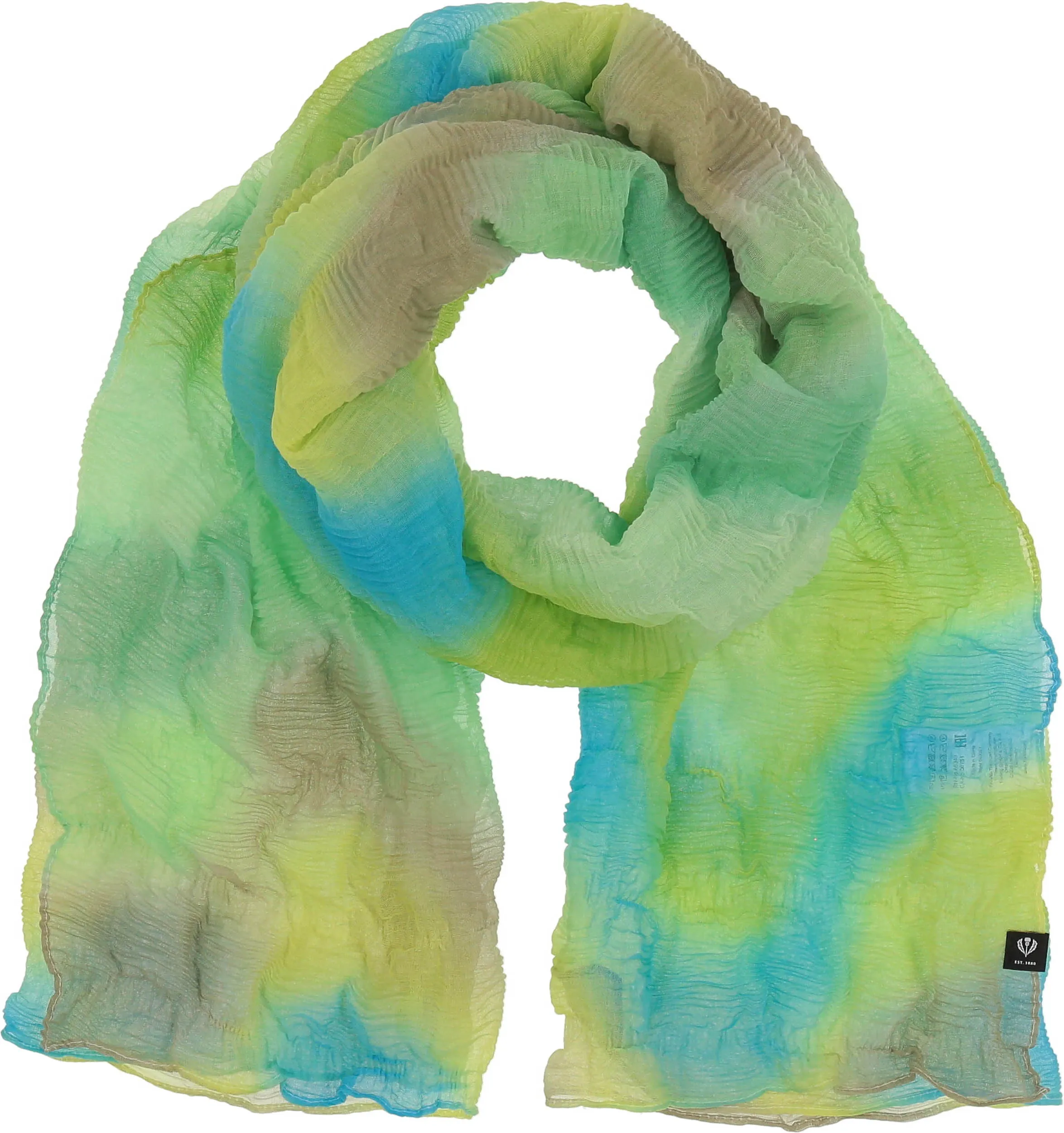 Sustainability Edition Misty Colour Plissé Scarf