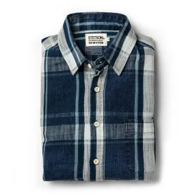 The California in Indigo Plaid