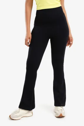 Wide Waist Flare Pants